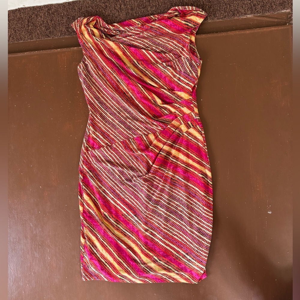 Lauren Ralph Lauren multicolored sleeveless dress. Women’s 12P